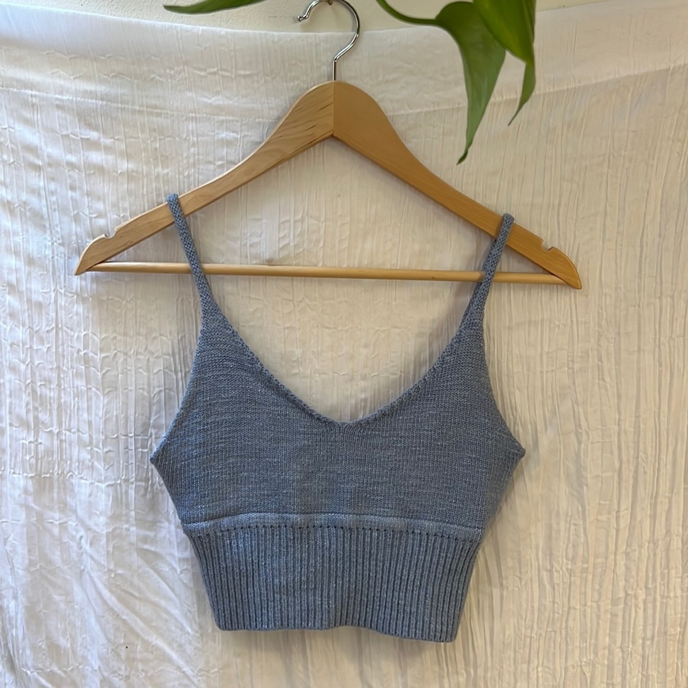 debut knit tank top